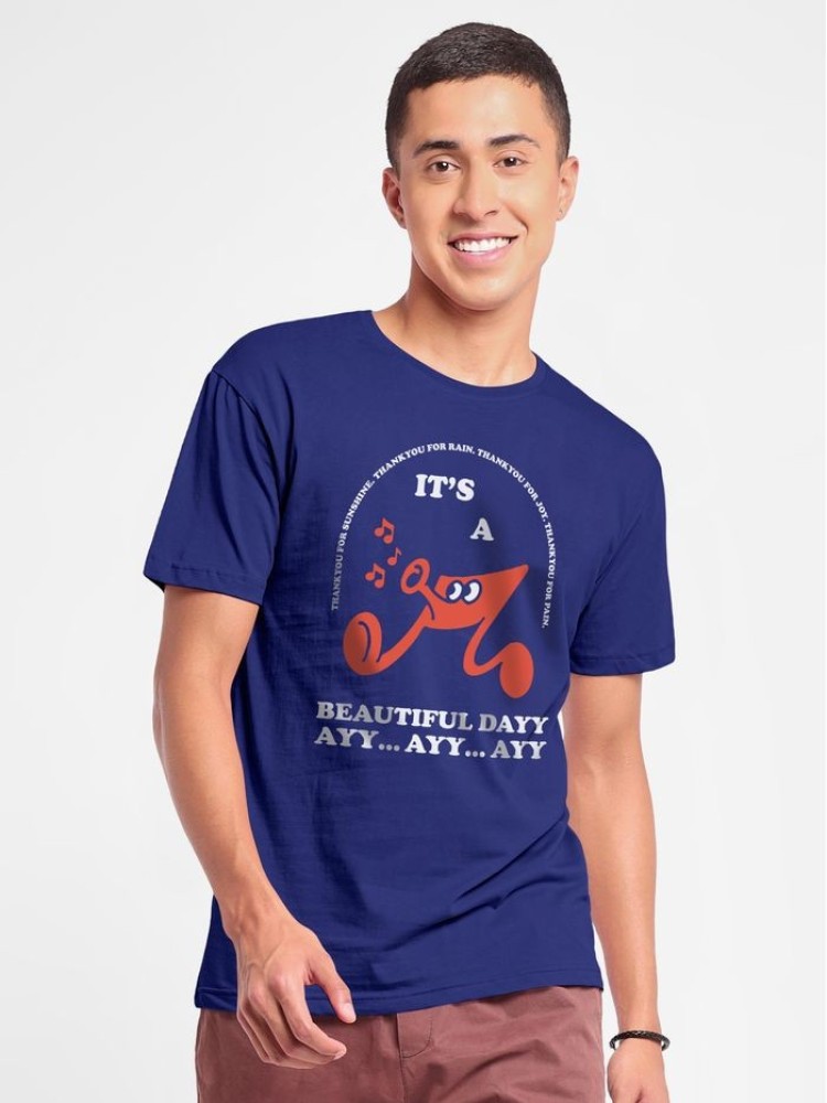 Beautiful Day Half Sleeve T-shirt for Men