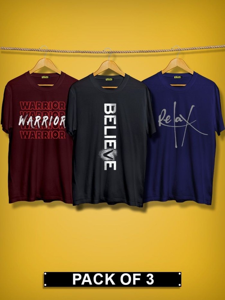 Pack of 3 - Inspiring Printed Combo T-shirts