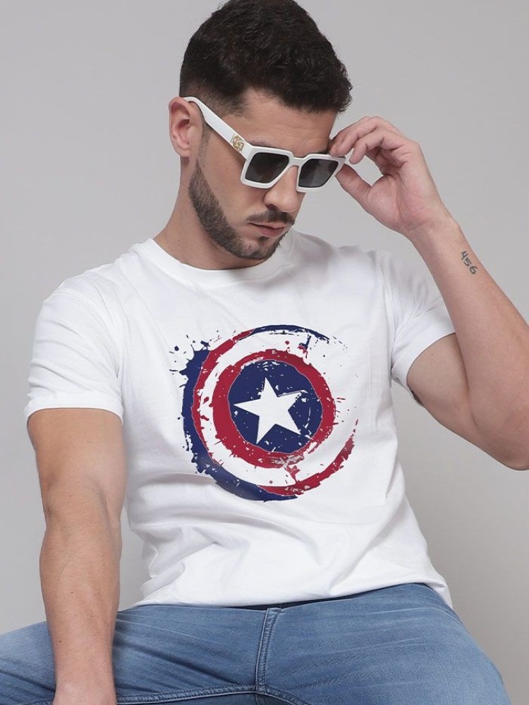 Shield Half Sleeve Mens T-shirt