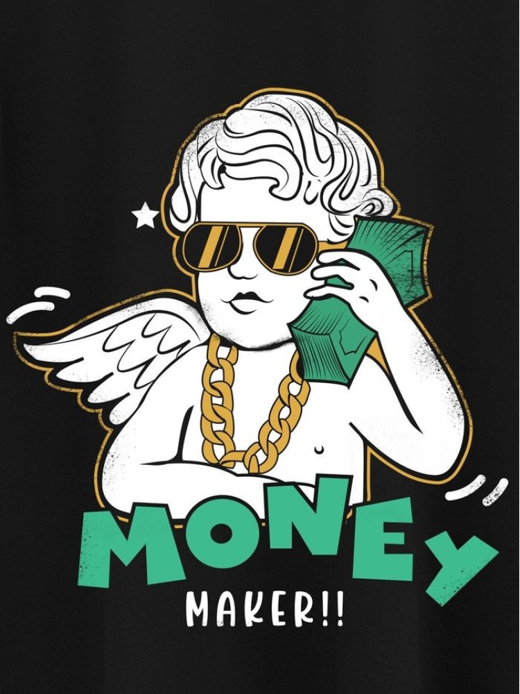 Money Maker Half Sleeve T-shirt for Men