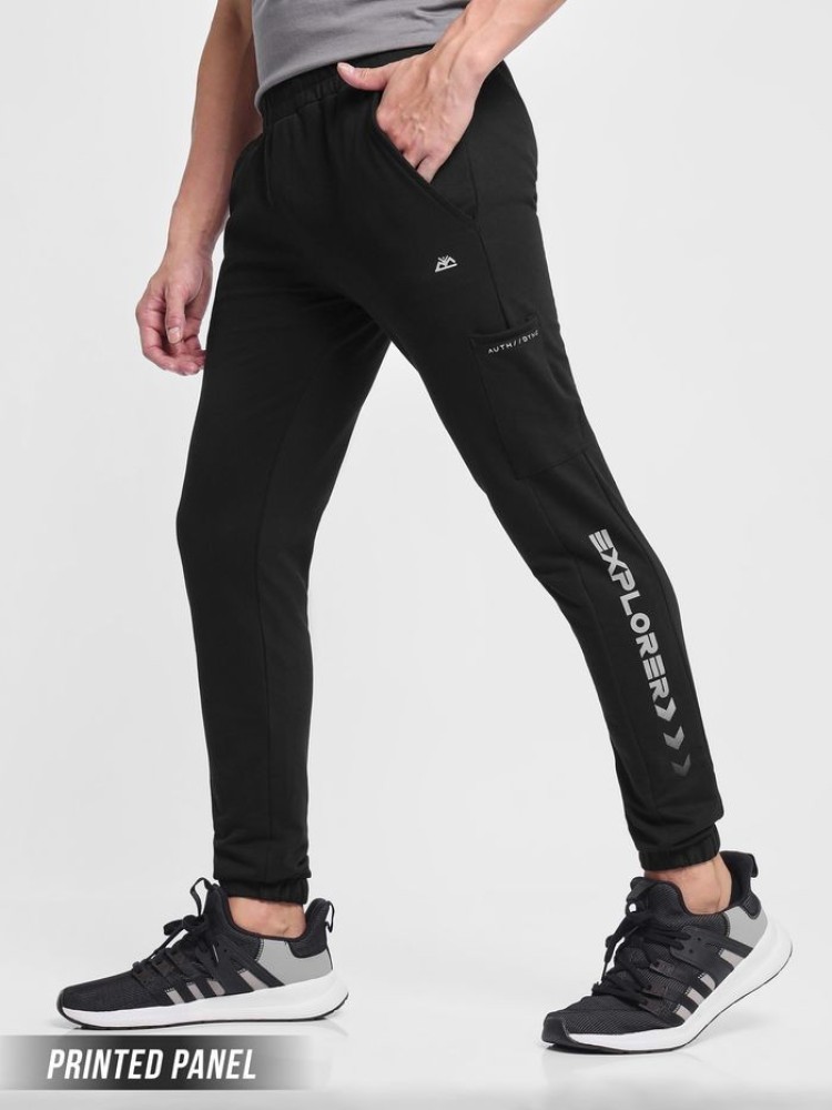 Jet Black Explorer Knitted Men Jogger