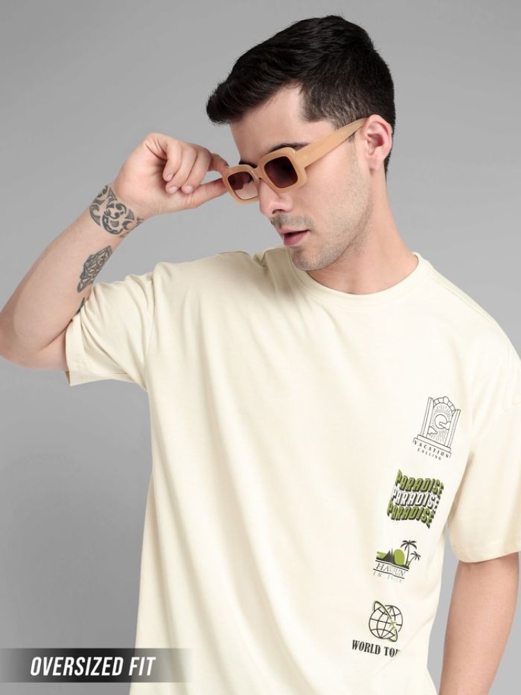 Paradise Printed Oversized T-shirt for Men