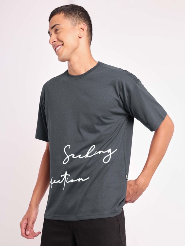 Seeking Perfection Printed Oversized T-shirt for Men