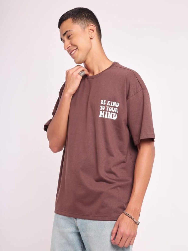 Be Kind Printed Oversized T-shirt for Men