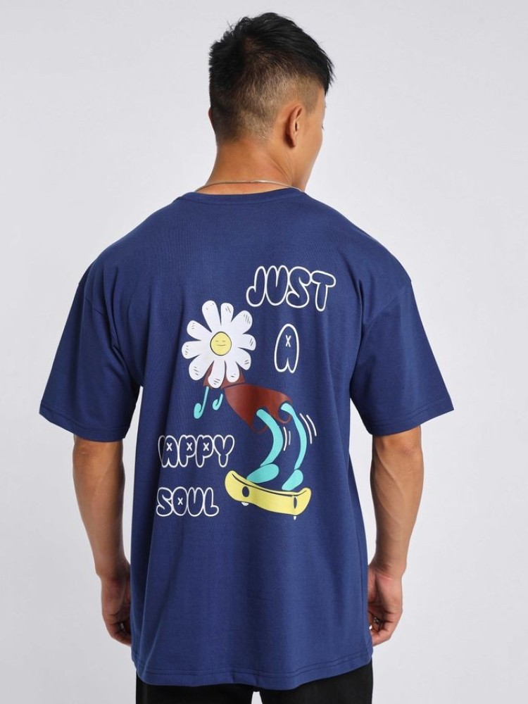 Happy Soul Printed Oversized T-shirt for Men