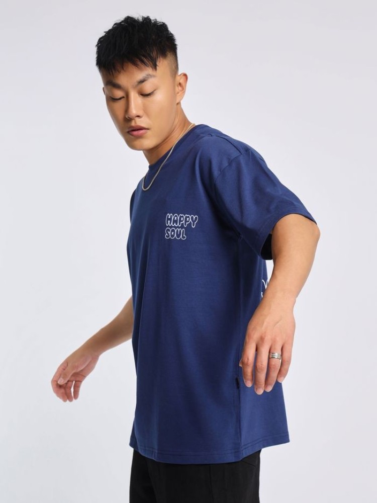 Happy Soul Printed Oversized T-shirt for Men