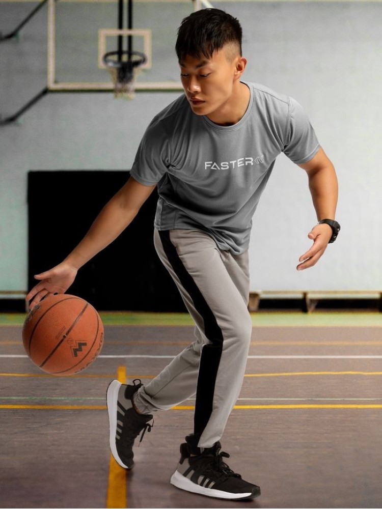 Cool Grey Men Active T-shirt