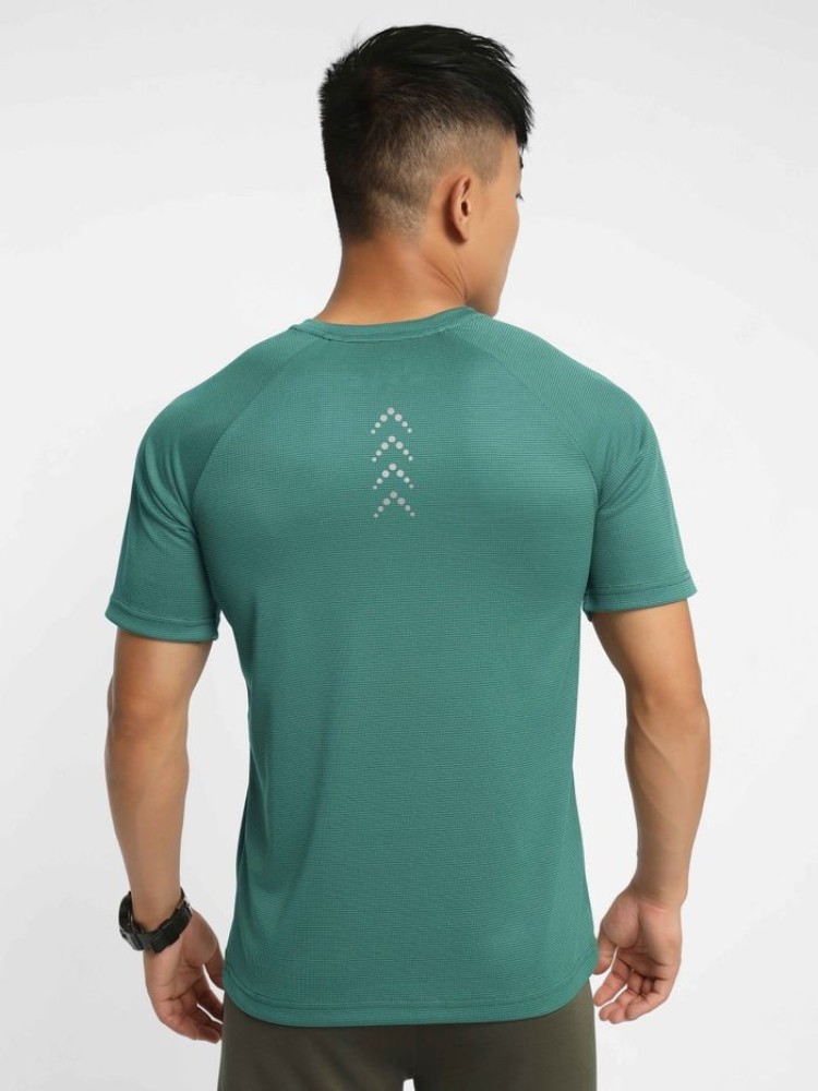 Pine Green Relentless Men Active T-shirt