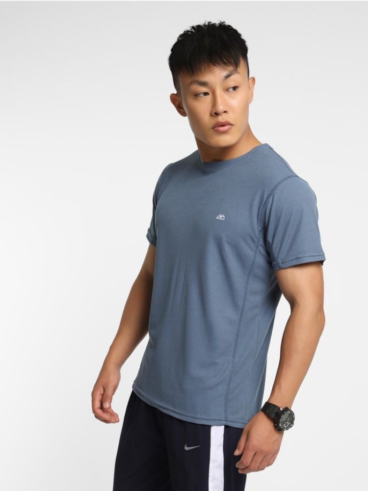 Savoy Blue Men Active T-shirt