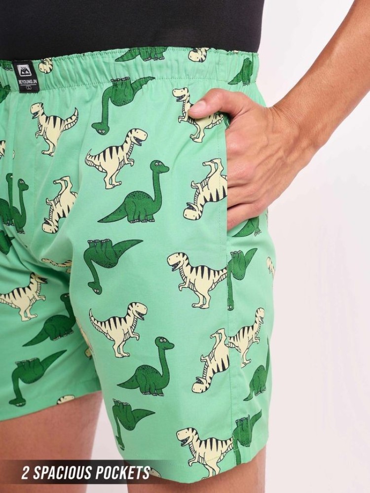 Dinosaur Printed Mens Boxers