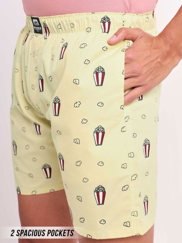 Popcorn Printed Mens Boxers