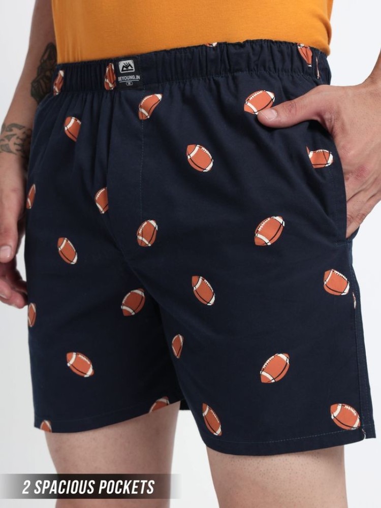 Rugby Printed Mens Boxers