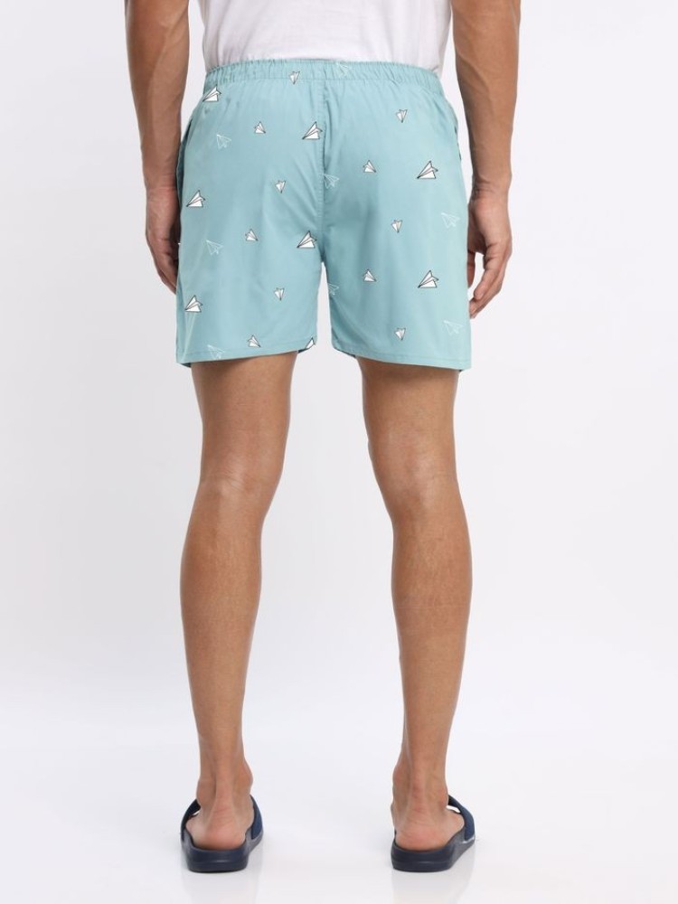 Paper Plane Printed Mens Boxers