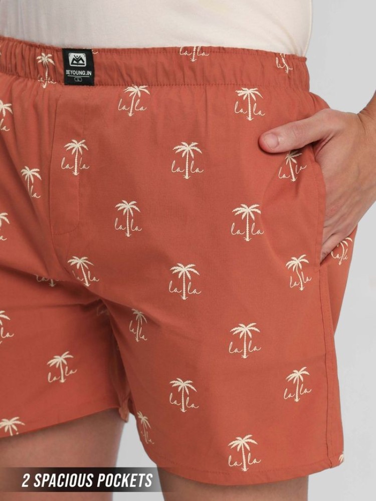 La La Palm Printed Mens Boxers