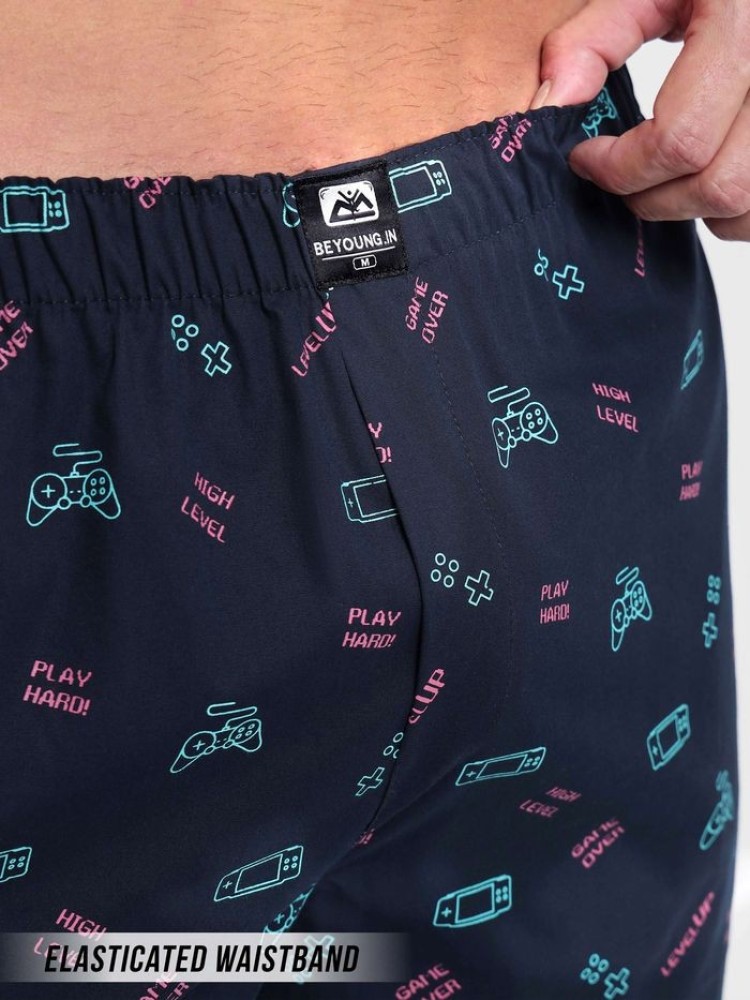 Gaming Printed Mens Boxers