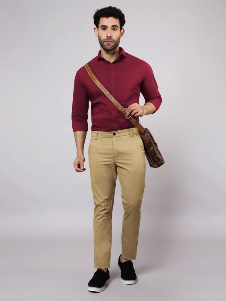 Sand Brown Chinos for Men