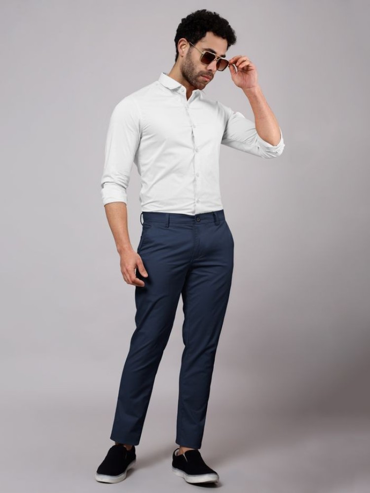 Midnight Blue Chinos for Men