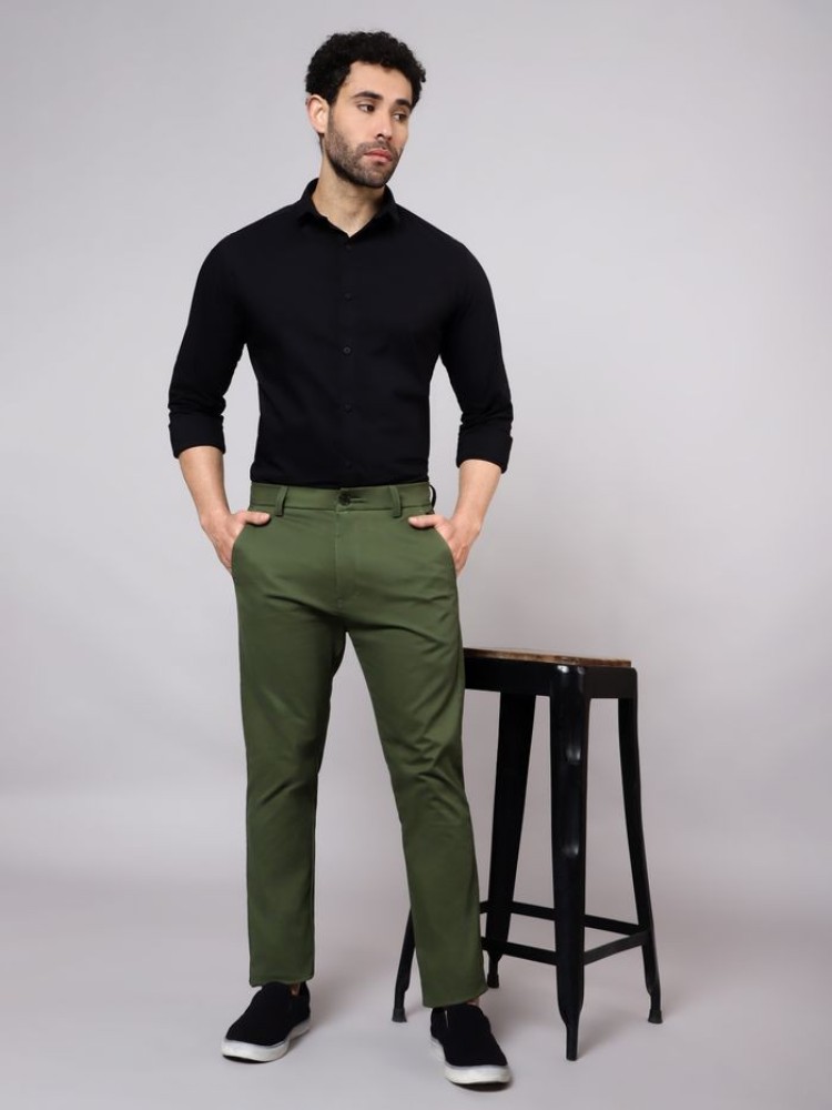 Sage Green Chinos for Men