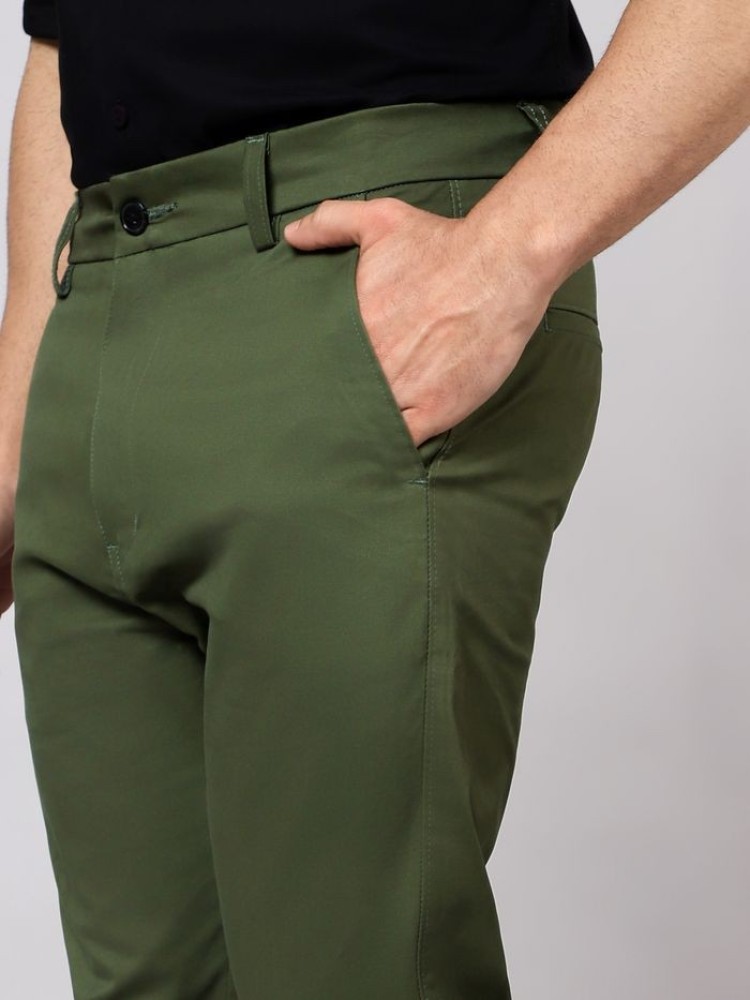 Sage Green Chinos for Men