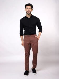 Caramel Brown Chinos for Men