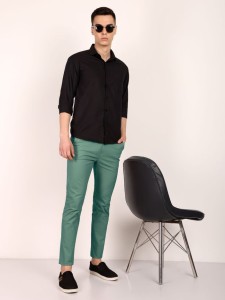 Cadet Blue Chinos for Men