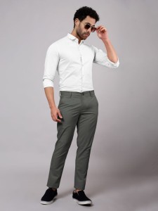 Dark Grey Chinos for Men