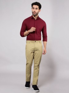 Camel Beige Chinos for Men