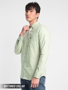 Pista Green Oxford Shirt for Men