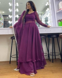 NEW WINE GEORGEETE PLAZO ANARKALI