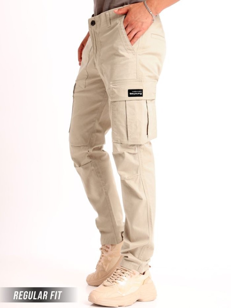 Off White Cargo Pants for Men