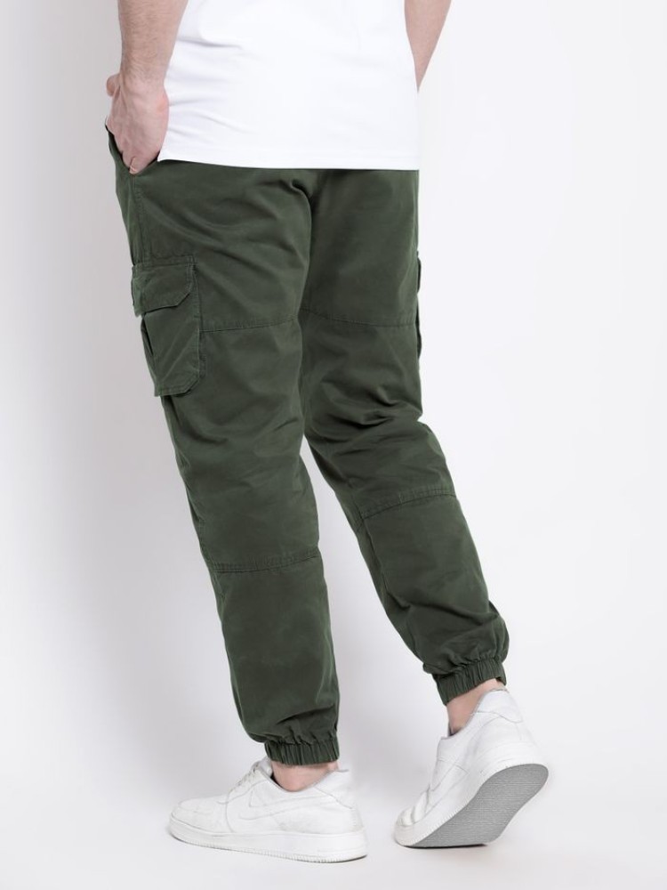 Crocodile Green Dual Pocket Cargo Joggers