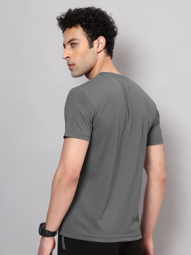 Cool Rush: Dusky Grey Men Active T-shirt