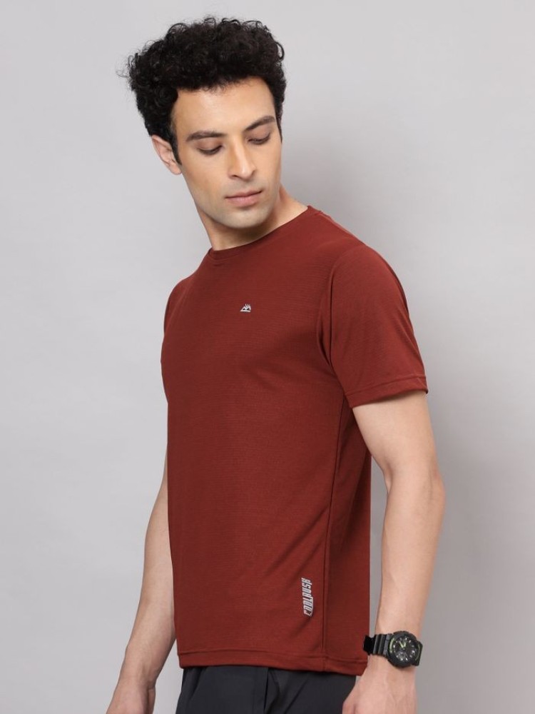 Cool Rush: Brick Red Men Active T-shirt