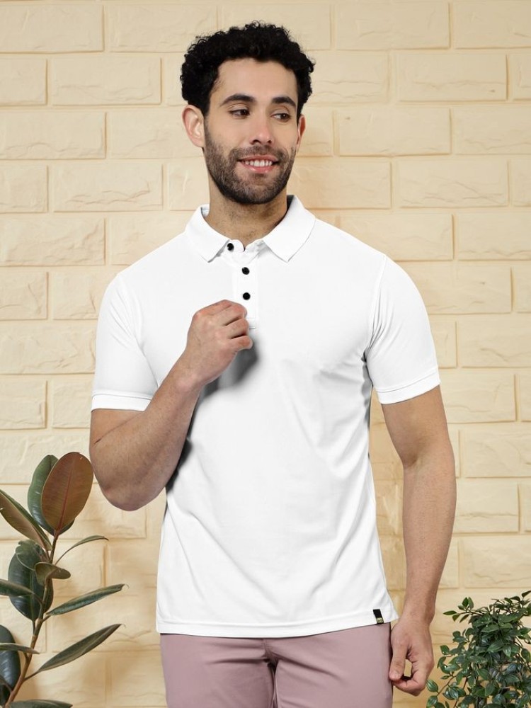 Classic White Mens Polo T-shirt