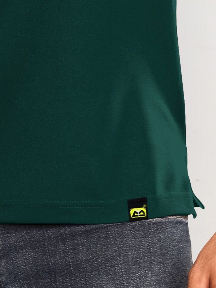 Lush Green Mens Polo T-shirt