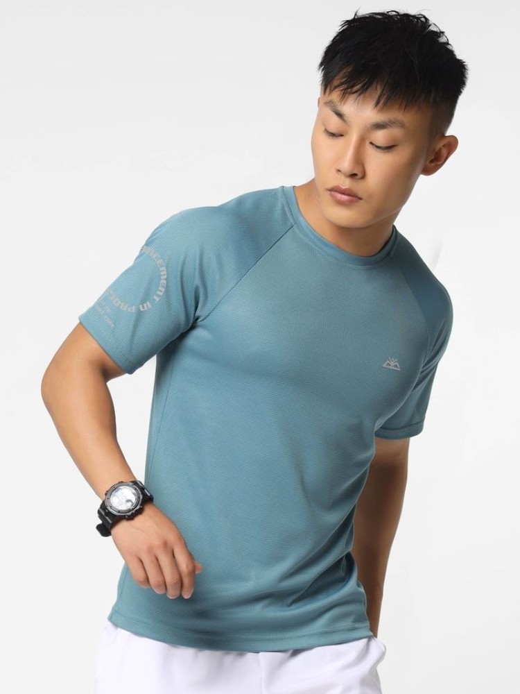 Frost Blue Progress Men Active T-shirt