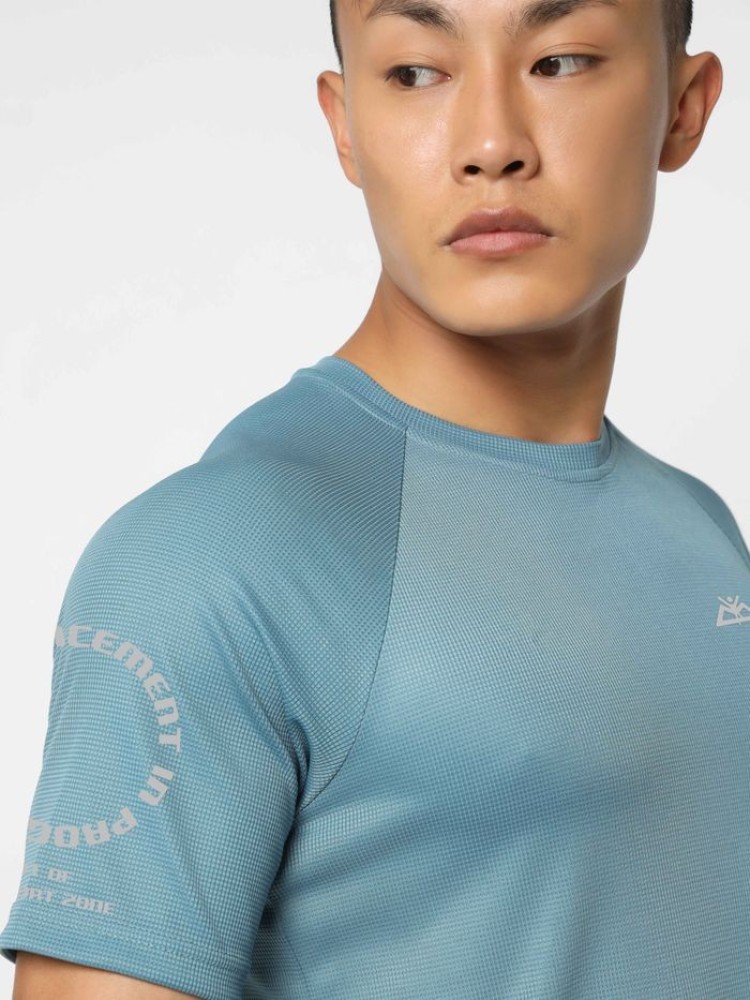 Frost Blue Progress Men Active T-shirt