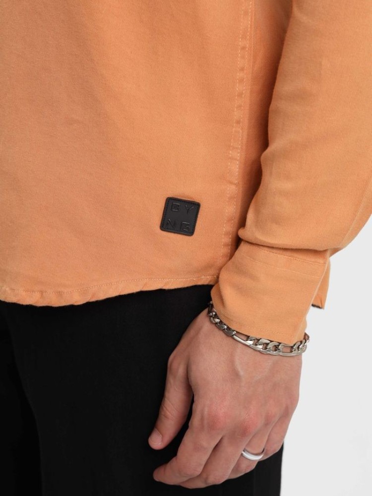 Pastel Orange Urban Shirt for Men